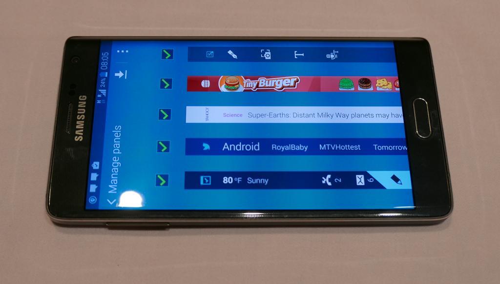 Kesan Pertama Mencoba Samsung Galaxy Note Edge 