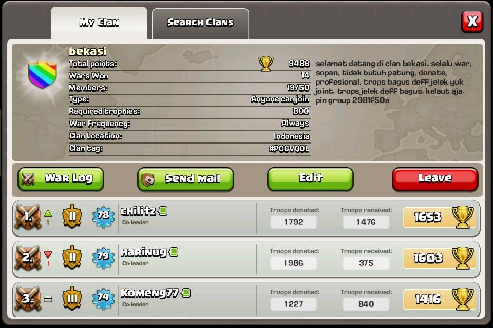 Join clan