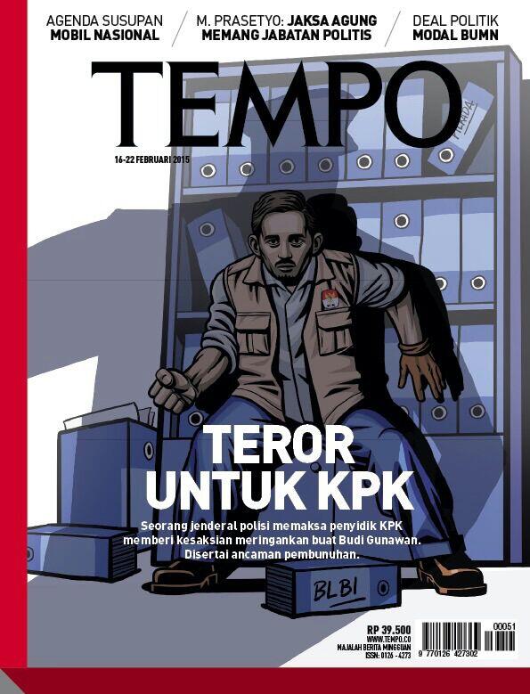 Majalah TEMPO — Senin, 16 Februari 2015 (Teror Untuk KPK)