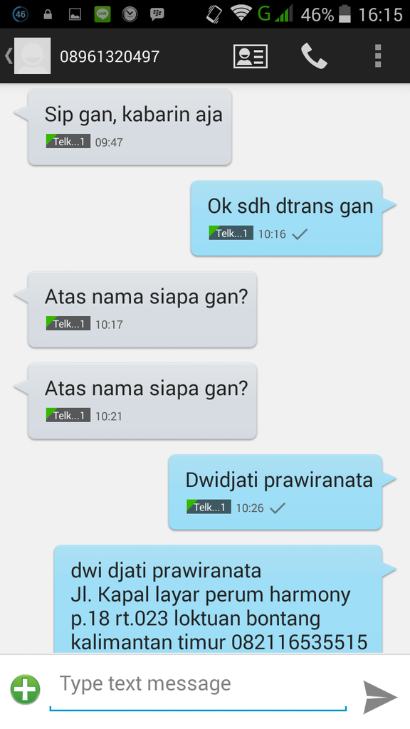 Surat Terbuka untuk ID Rian95 08961320497