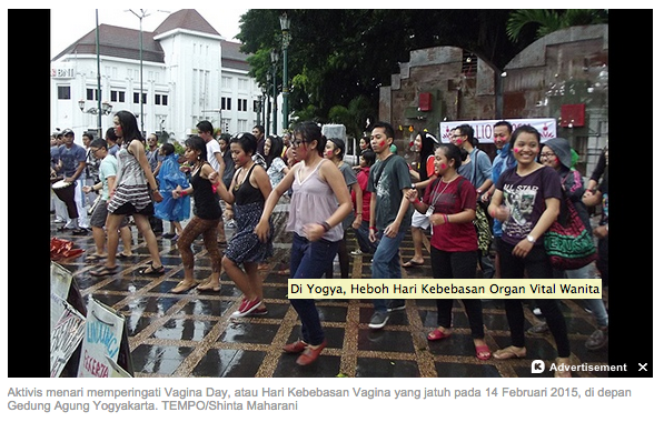 &#91;Mulustrasi&#93; Di Yogya, Diperingati Hari Vagina/ Vagina Day