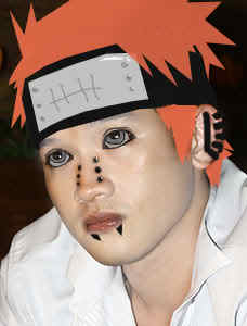 Begini jadinya kalau artis indonesia di coret-coret jadi tokoh dalam Naruto