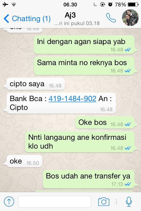 Yang kenal dengan agan sihitamFU150 alias cipto tolong masuk ya bantuin ane tolong