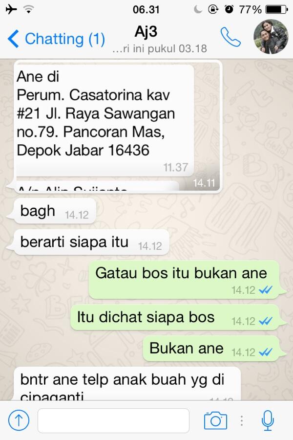 Yang kenal dengan agan sihitamFU150 alias cipto tolong masuk ya bantuin ane tolong