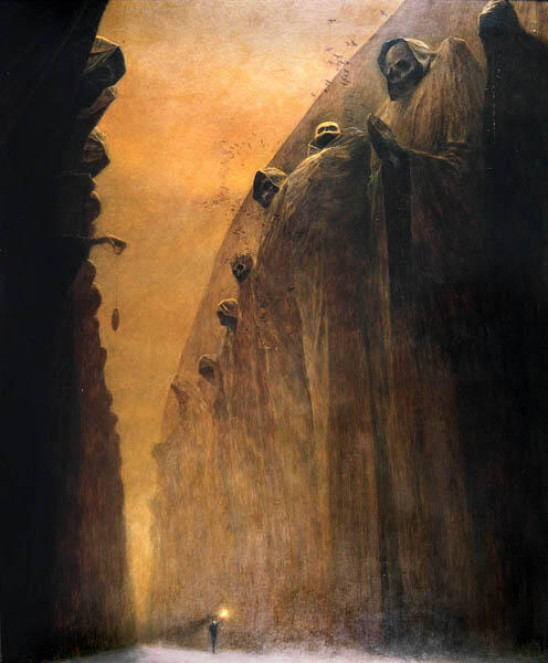 GAMBARAN NERAKA (Zdzislaw Beksinski)