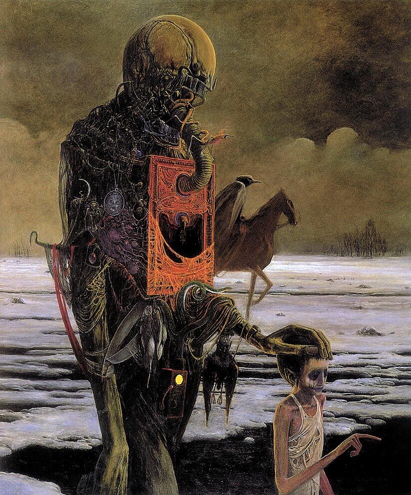 GAMBARAN NERAKA (Zdzislaw Beksinski)