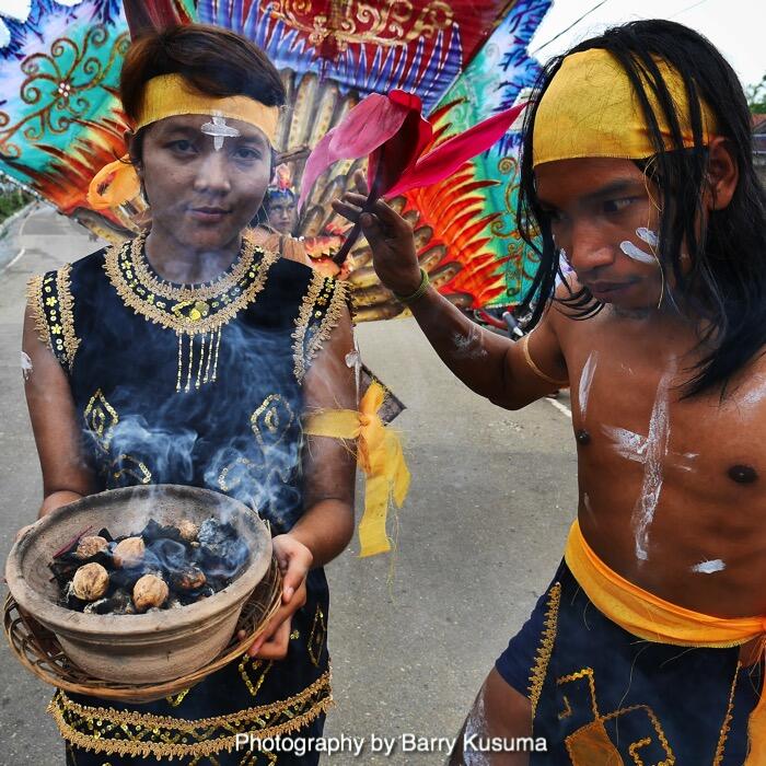 Gelar Budaya Dayak Tabalong berlangsung meriah.