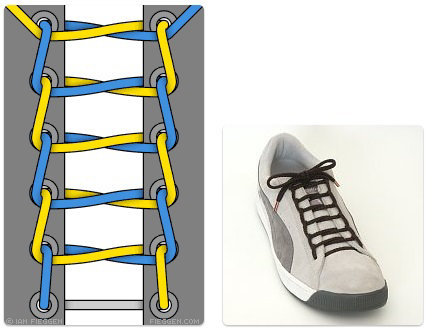 34 cara unik & keren iket tali sepatu