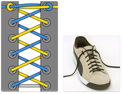 34 cara unik & keren iket tali sepatu