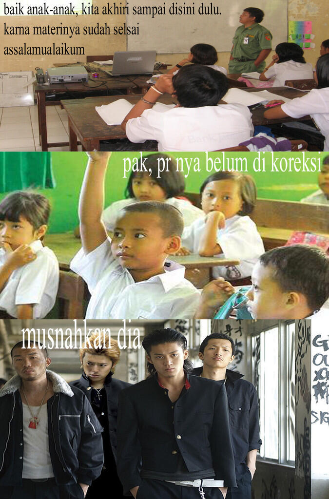 kumpulan meme sekolah buatan ane