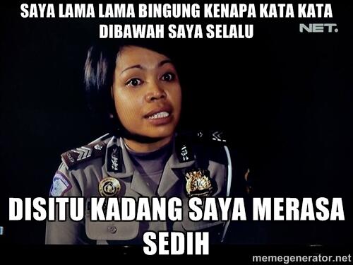 HEBOH MEME &quot;DISITU KADANG SAYA MERASA SEDIH&quot; &#91;NGAKAK INSIDE&#93;