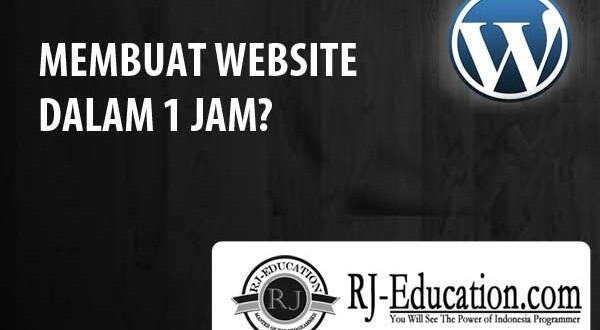 Tutorial Membuat Website Dalam Waktu 1 Jam