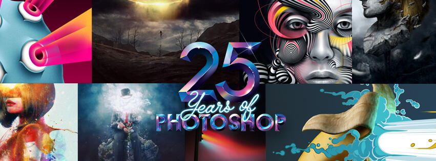 happy happy birthday ... 25th Adobe Photoshop ...