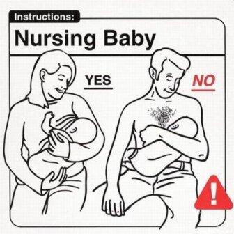15 Tips Merawat bayi dengan Ilustrasi Nyeleneh