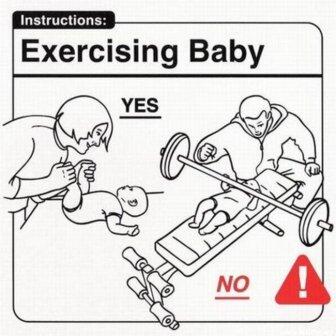 15 Tips Merawat bayi dengan Ilustrasi Nyeleneh