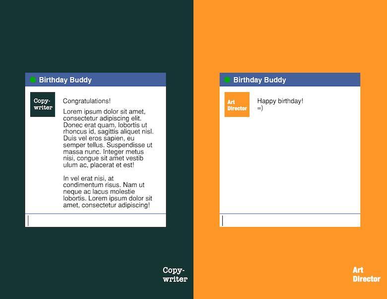 17 Ilustrasi Perbedaan Copywriters dan Art Directors