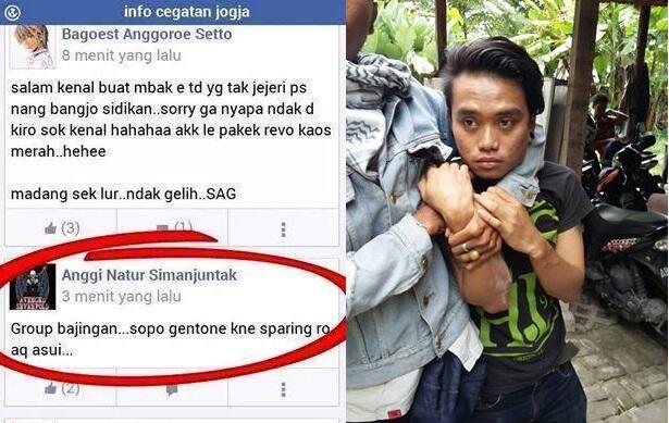 Menghina group FB, netizen ini hampir di massak