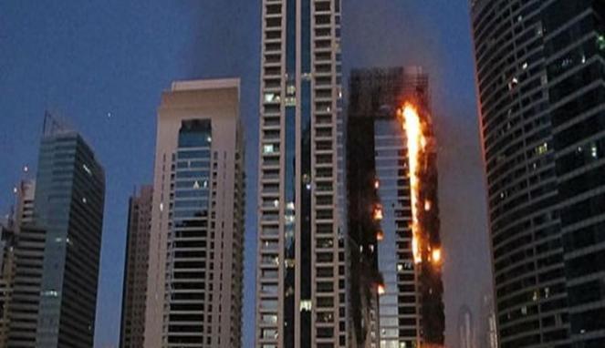 Apartemen 79 Lantai di Dubai Terbakar, Tidak Ada Korban