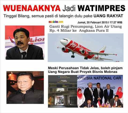 enaknya jadi watimpres