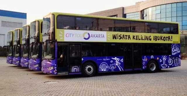 Menikmati Kota di Indonesia dengan Bus Tingkat Wisata