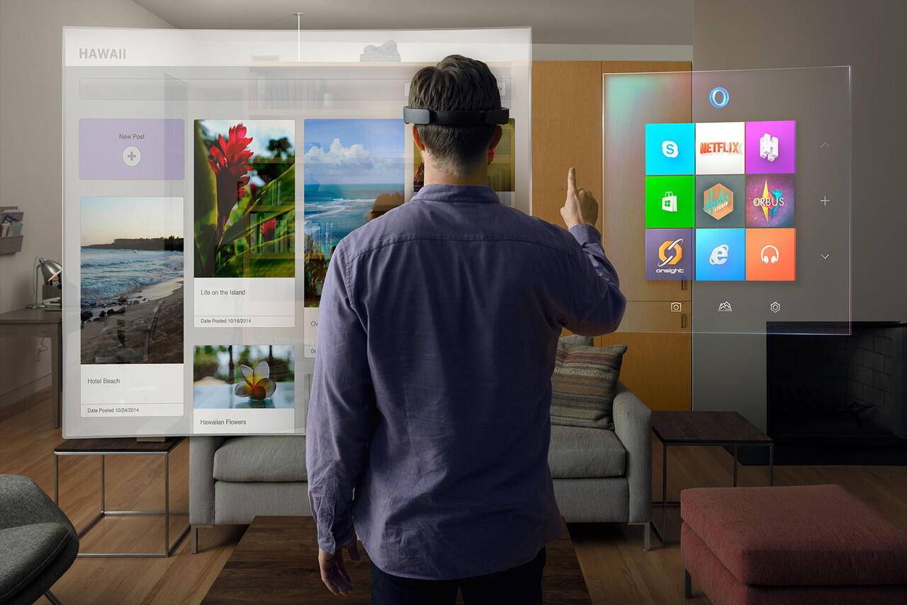memperkenalkan , hololens komputer masa depan
