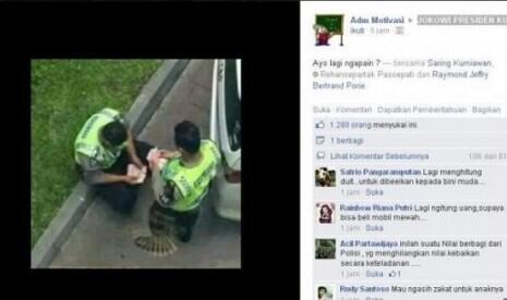 &#91;LAGI NGAPAIN SIH??&#93; Foto Polisi yang Menghebohkan para Netizen!!