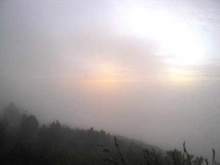 Menikmati view dari atas Bukit B29