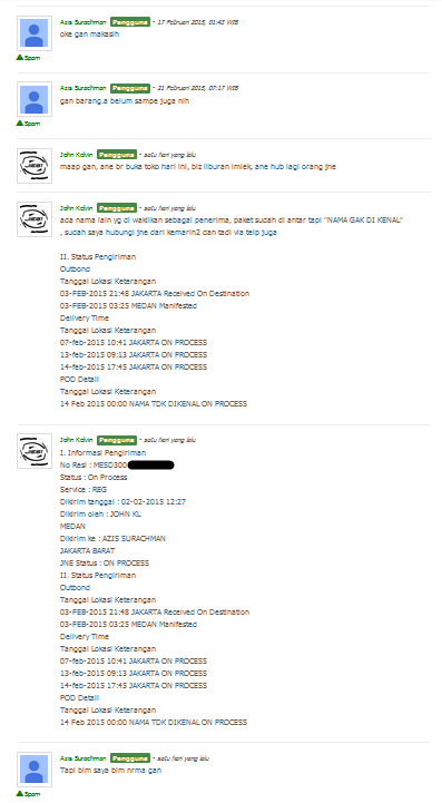 BUYER MENOLAK PAKET, AGAR DANA BISA DIKEMBALIKAN