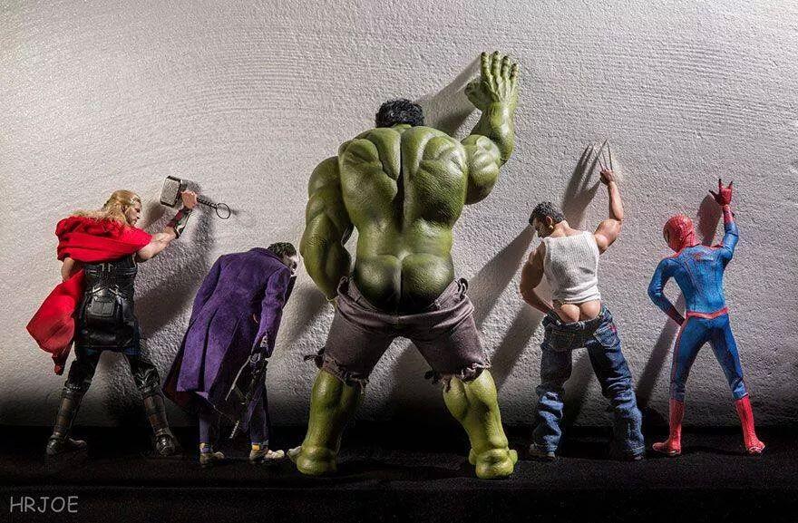 Kelakuan Superhero Marvel Setiap Hari