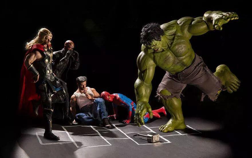 Kelakuan Superhero Marvel Setiap Hari