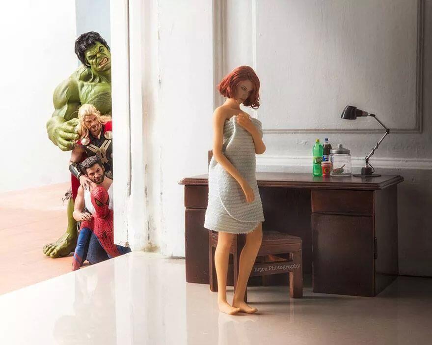 Kelakuan Superhero Marvel Setiap Hari