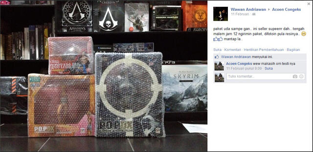 TESTIMONIAL & RESI PENGIRIMAN ID ARIE258