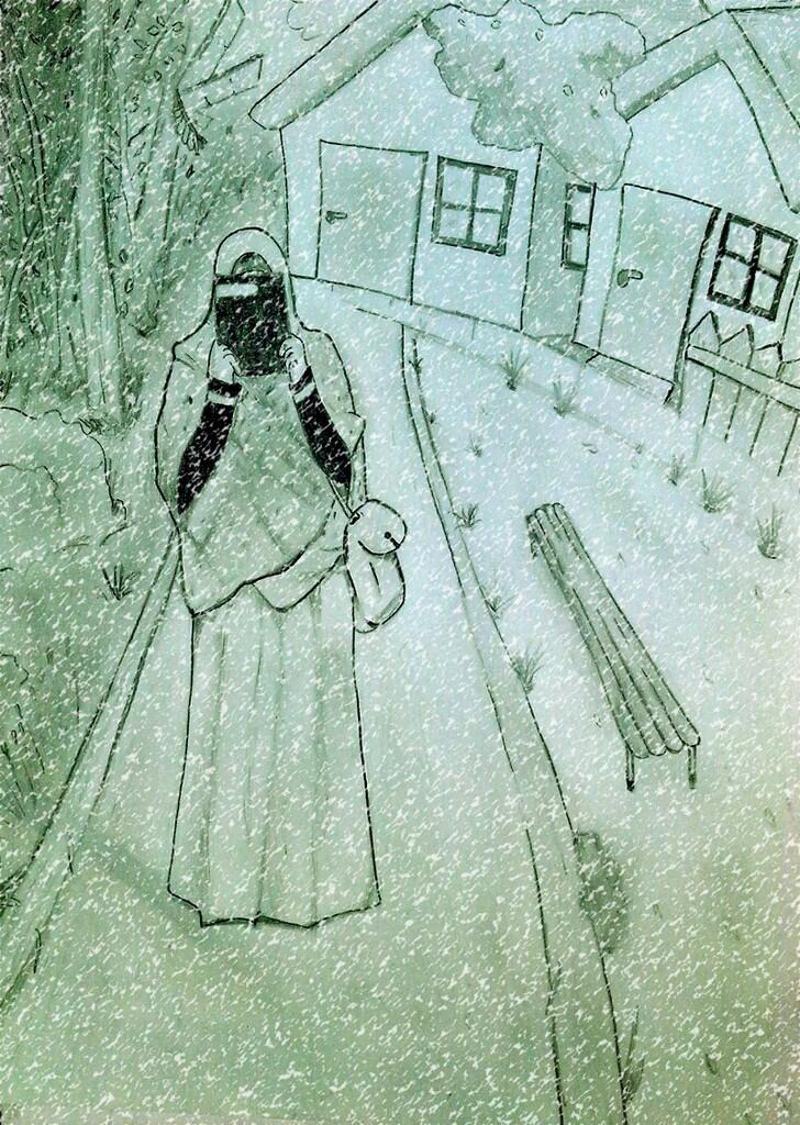 Sebuah karya goresan tangan dan Teknik Photoshop &#91; WITH PICT&#93;