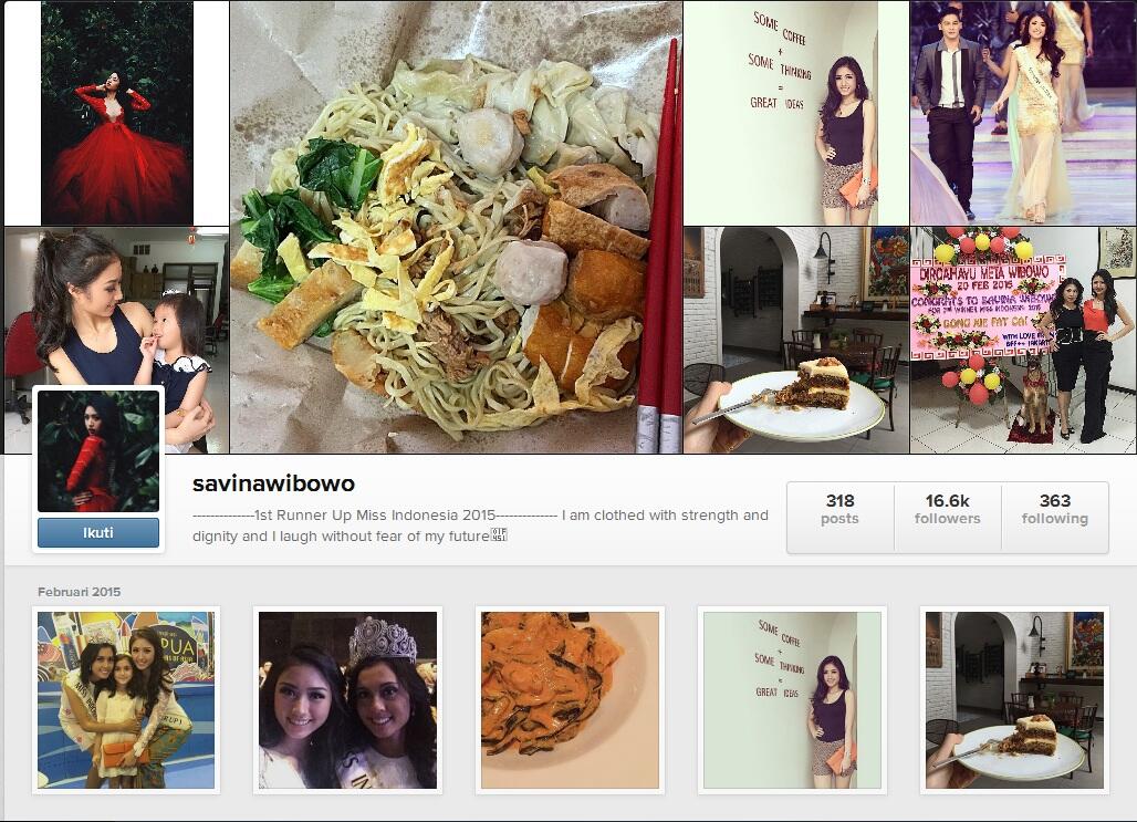 Savina Wibowo RUNNER-UP Miss Indonesia 2015 Yang CANTIKKK BANGETTTS !!!