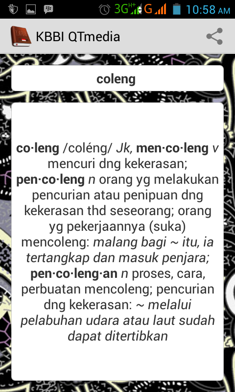 Agan Tau Arti Dari Kata2 Bahasa Indonesia Ini?! Ane Baru Tau :D