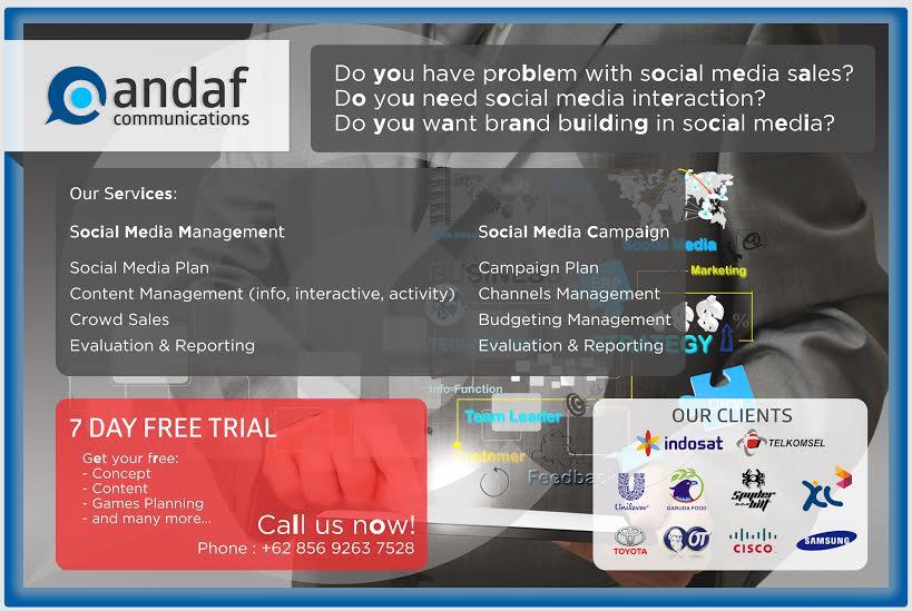 &#91;Menawarkan&#93; Penyedia Jasa Internet Marketing dan Media Social Management Berkelas