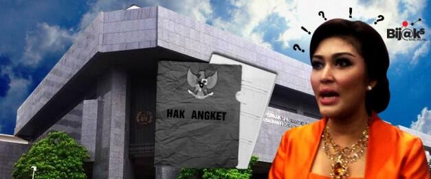 Tragis! Politisi Cantik Ini Tak Paham Arti Hak Angket