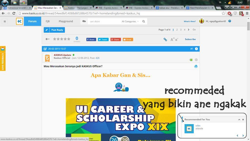 RECOMMENDED KASKUS YANG ASLI BIKIN ANE NGAKAK