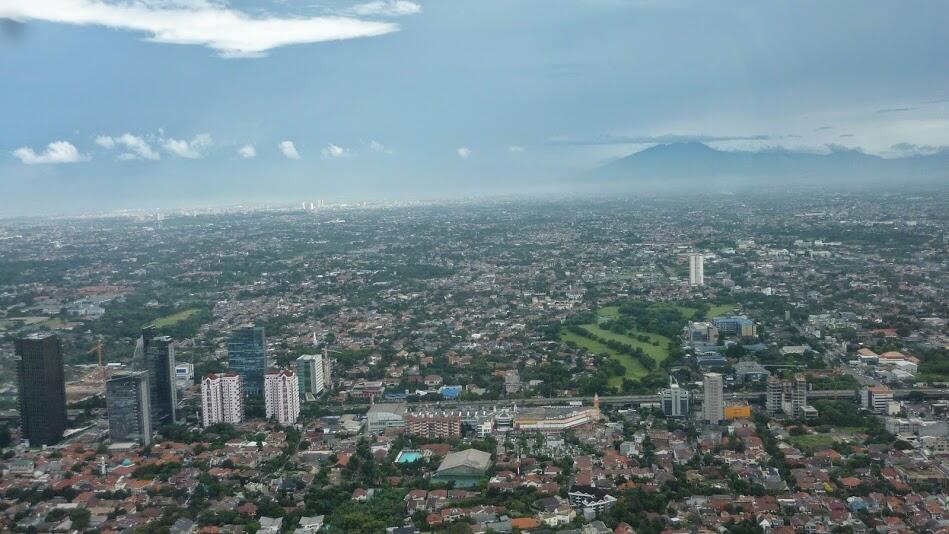 Menikmati Keindahan Kota Jakarta dari Udara KASKUS