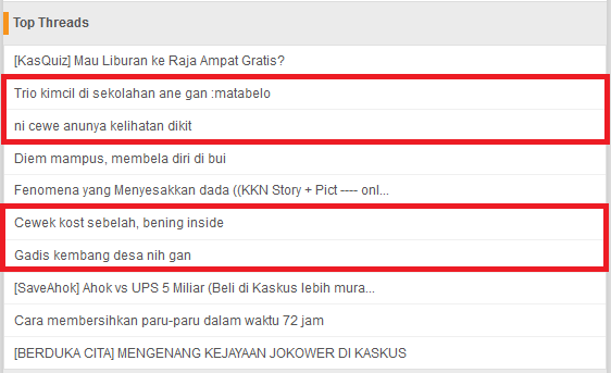 &#91;MOD Need You Here!&#93; Kenapa Top Thread Sekarang Begini?