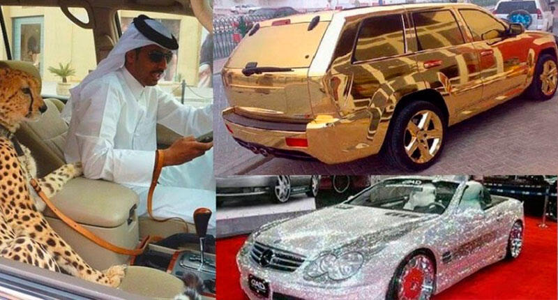 Foto-foto Orang kaya di Dubai (UAE) dan Perilaku anehnya..!