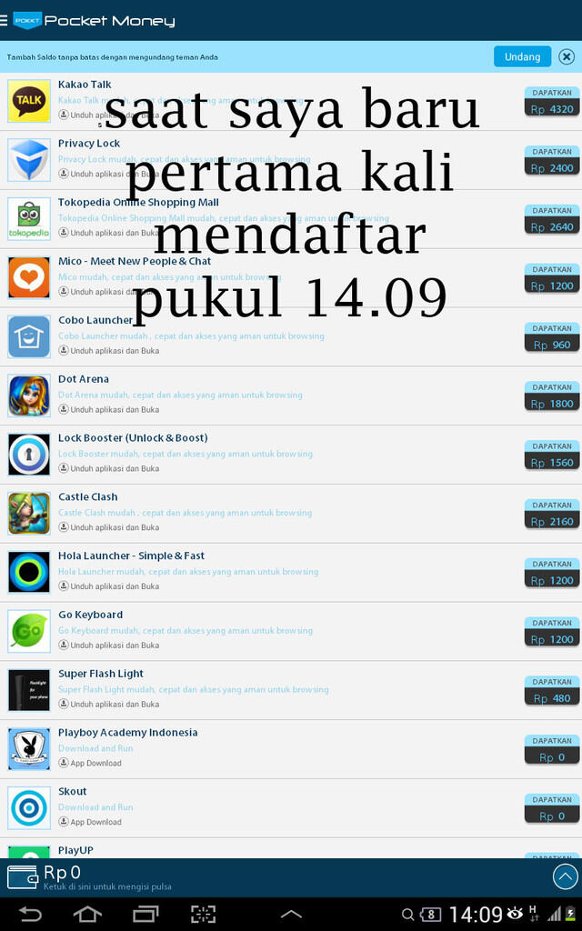 &#91;HOT&#93;DAPATKAN PULSA GRATIS DARI ANDROID HANYA DALAM 23 MENIT DENGAN 30MB KOUTA