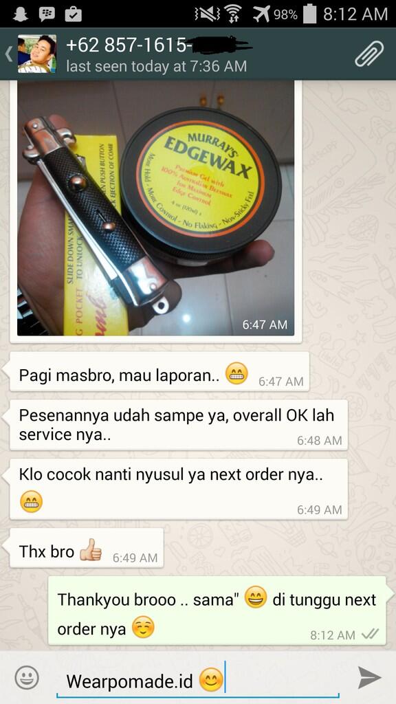 POMADE MURRAYSSUPERLIGHT,SUPERIOR,NUNILE,EDGEWAX!FREE ONGKIR JABODETABEK