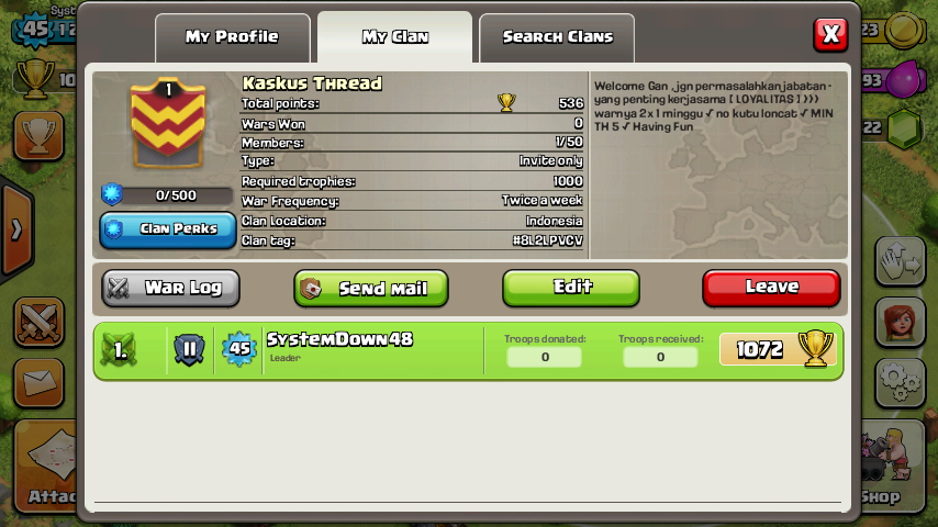 Невозможно выполнить join clan room. Невозможно выполнить join clan room