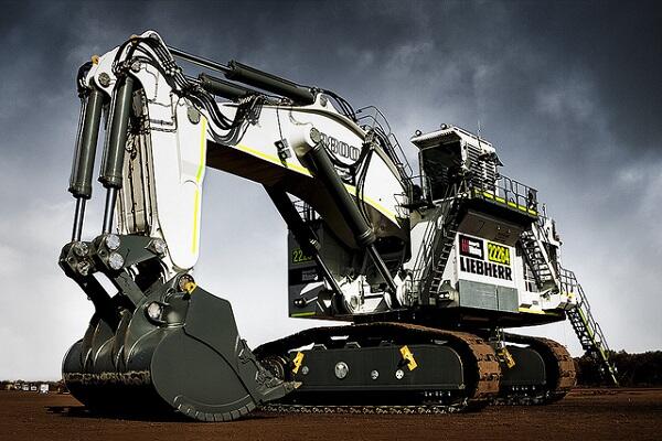 Liebherr R9800-Backhoe Excavator Terbesar di Dunia