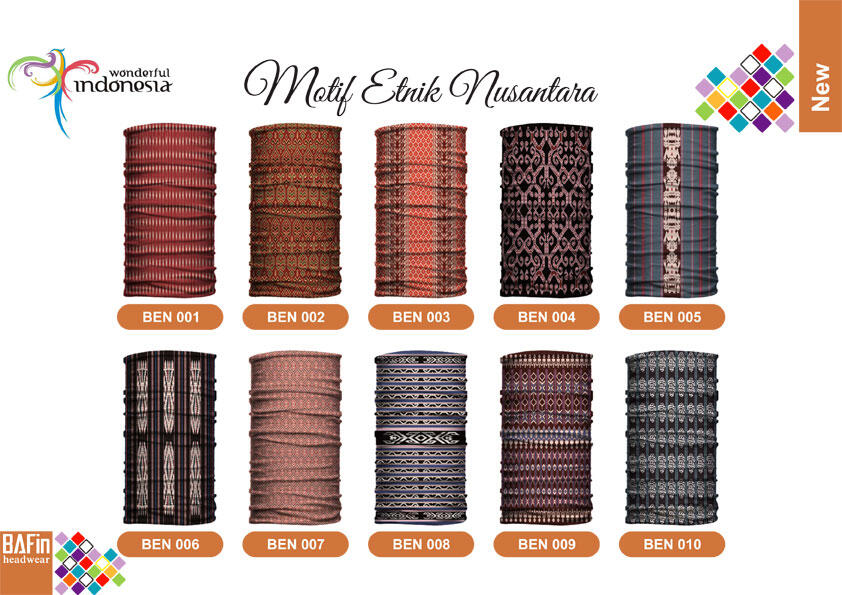 Buff Bandana / BAFin Headwear Multifungsi (Seamles,Strecth,Breathable)