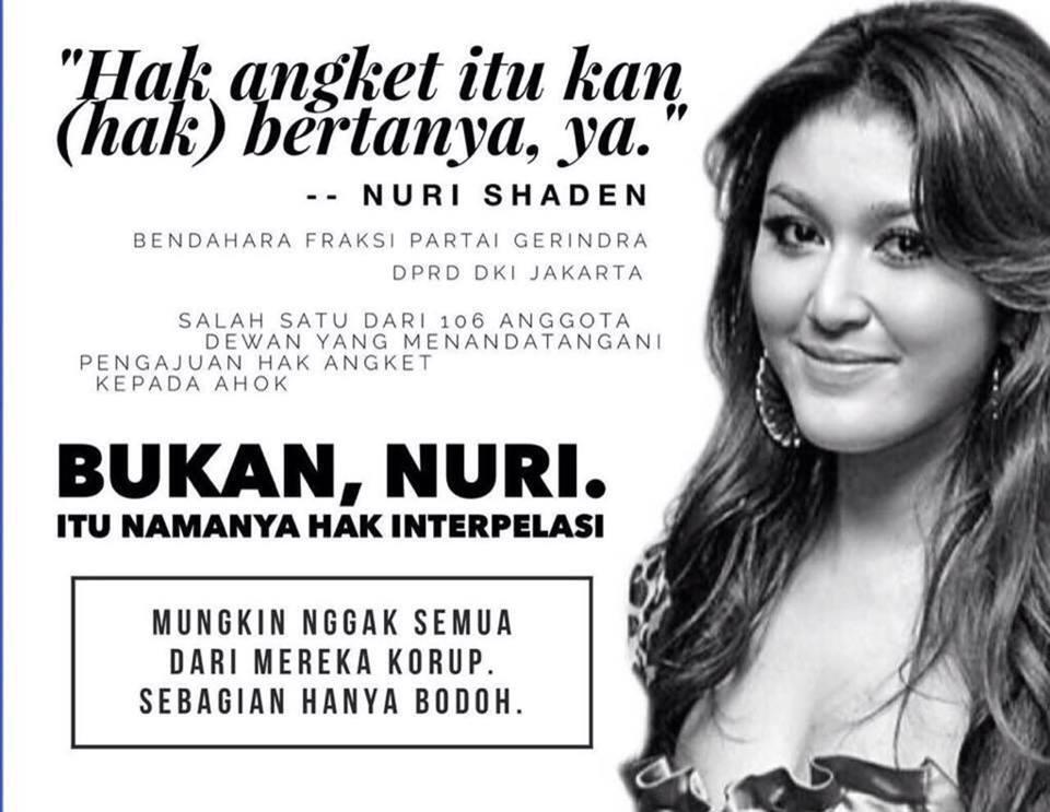 Buat Ahok, Ini Anggota DPRD yang Gak Ngerti Apa Itu 'Hak Angket'