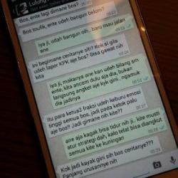 SMS Kepanikan M taufik &amp; H Lulung Terkait Laporan Ahok Ke KPK Bocor Ke Publik