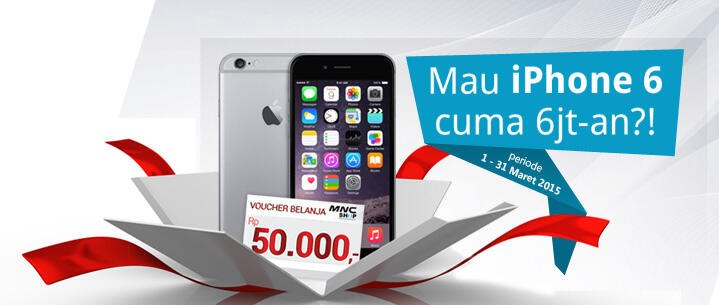 Beli iPhone 6 setengah harga ??