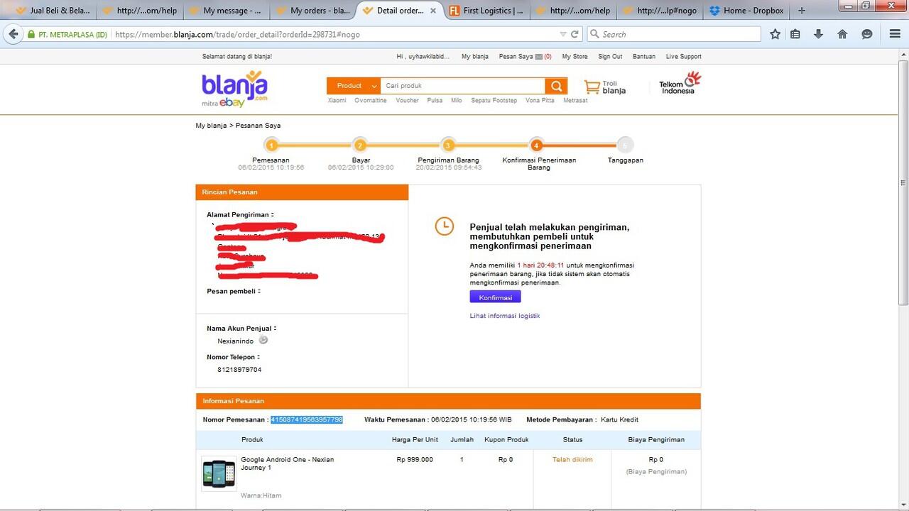 Blanja(dot)kom, preorder sekarang barang datang sebulan kemudian